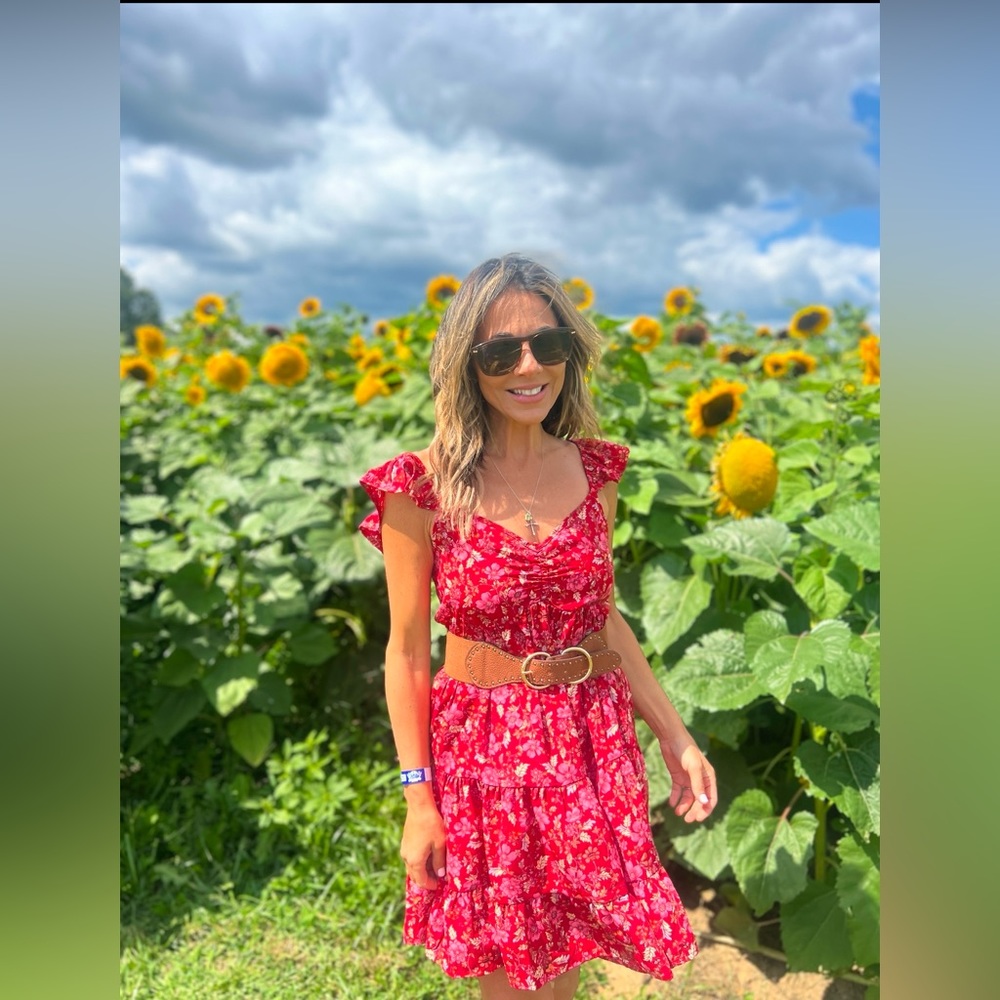 floral dress size small